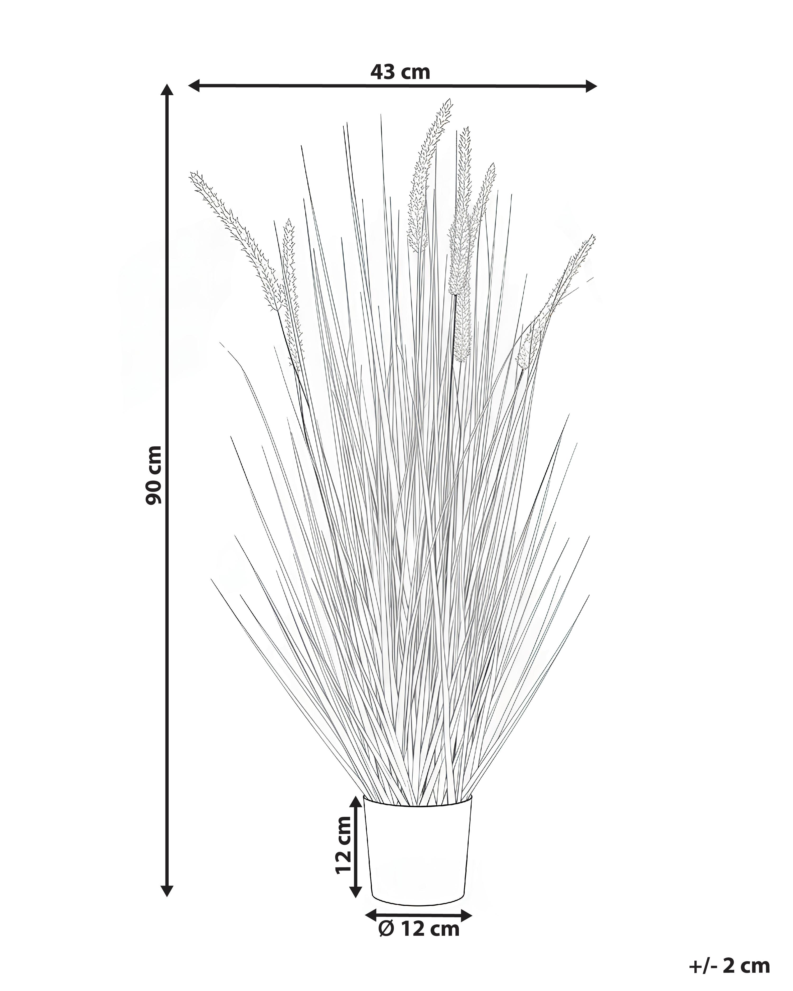 Kunstplant BRISTLEGRASS 90 cm Groen