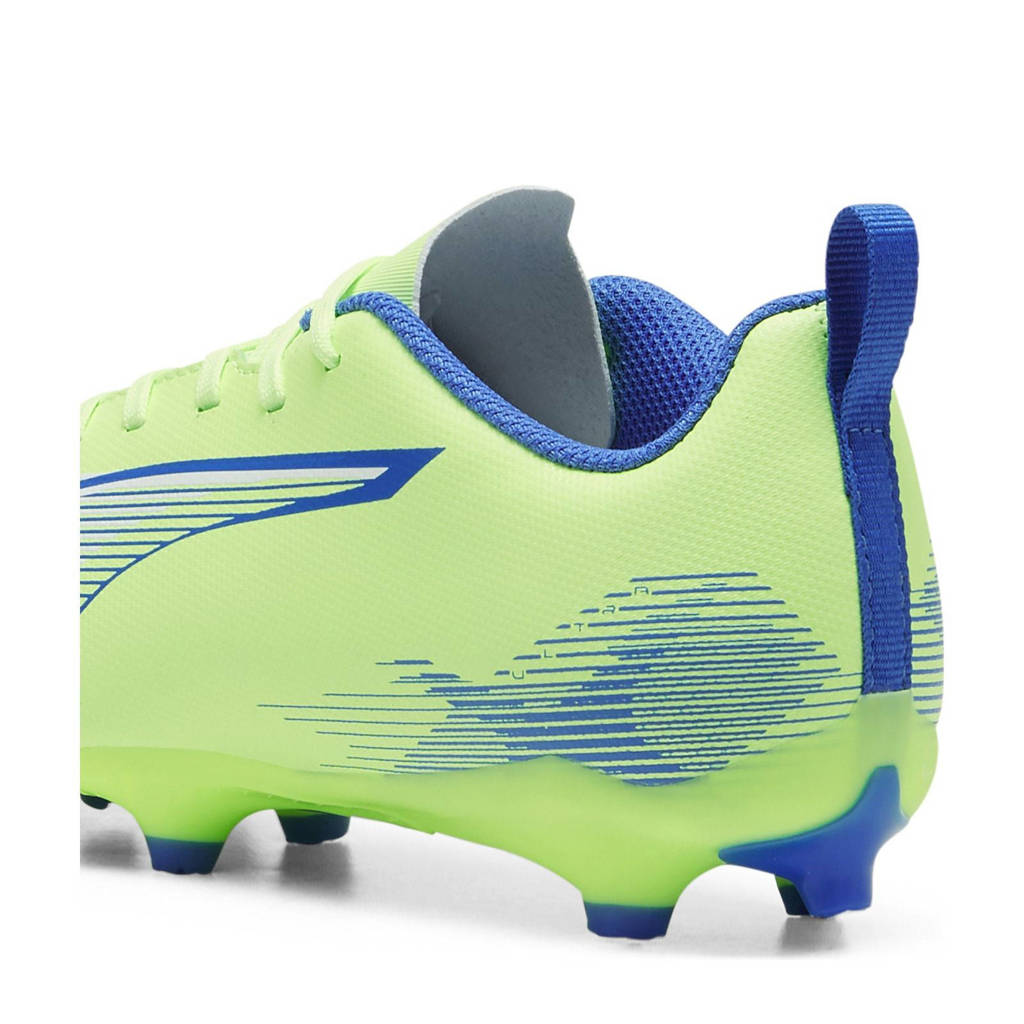 Puma Ultra 5 Playjunior voetbalschoenen geel/wit/blauw