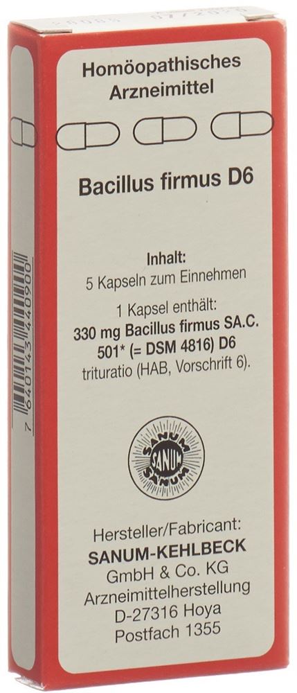 SANUM Bacillus firmus Kaps 6 D 5 Stk