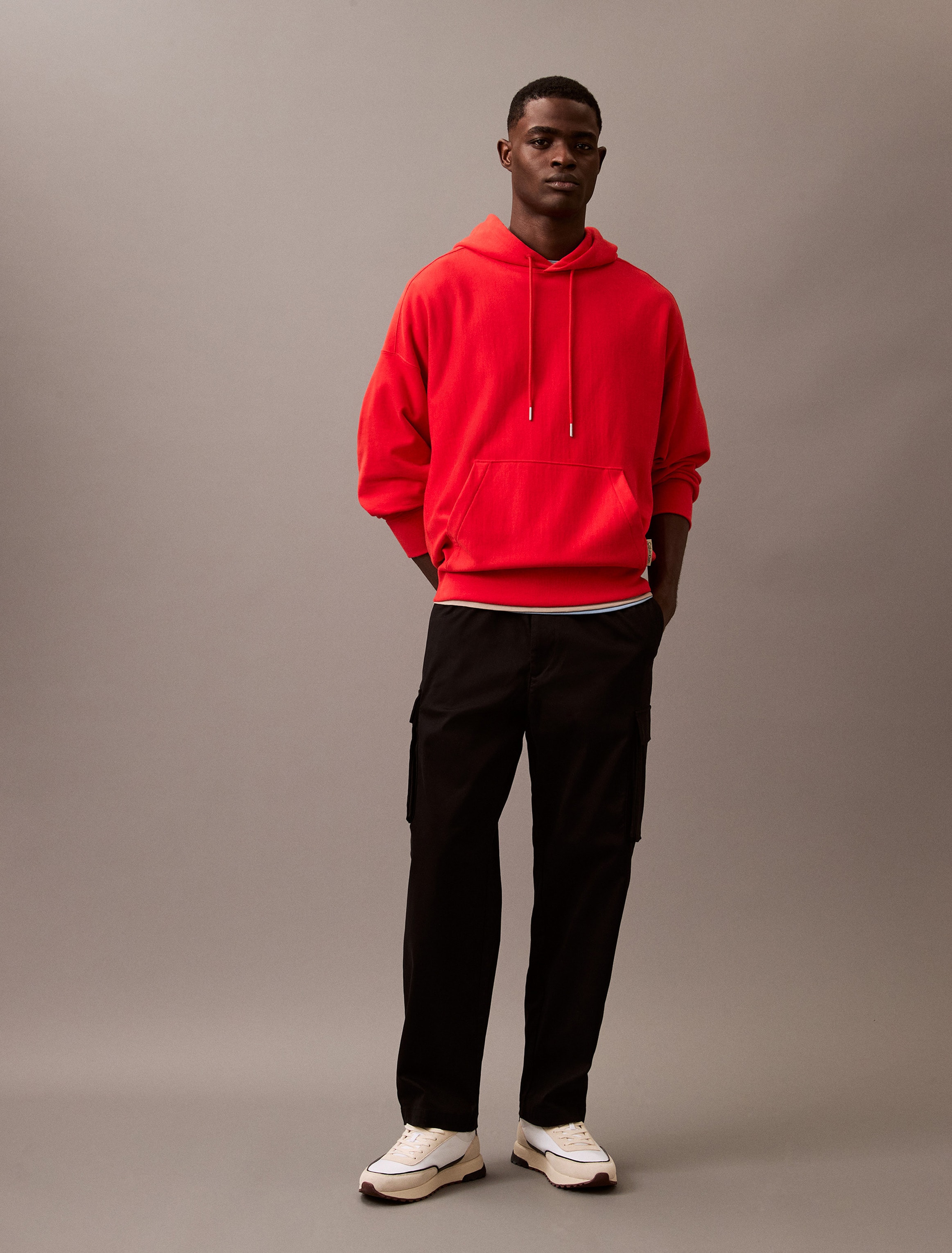 Calvin Klein Jeans Cargohose »CO PULL ON STRAIGHT CARGO PANT«  in Unifarbe