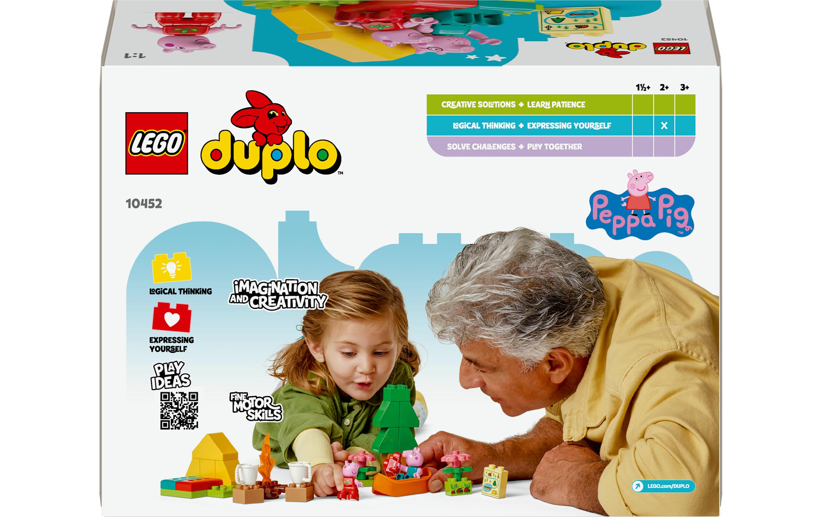 DUPLO® Campingausflug 10452Spielset mit den Figuren Peppa Wutz und Papa