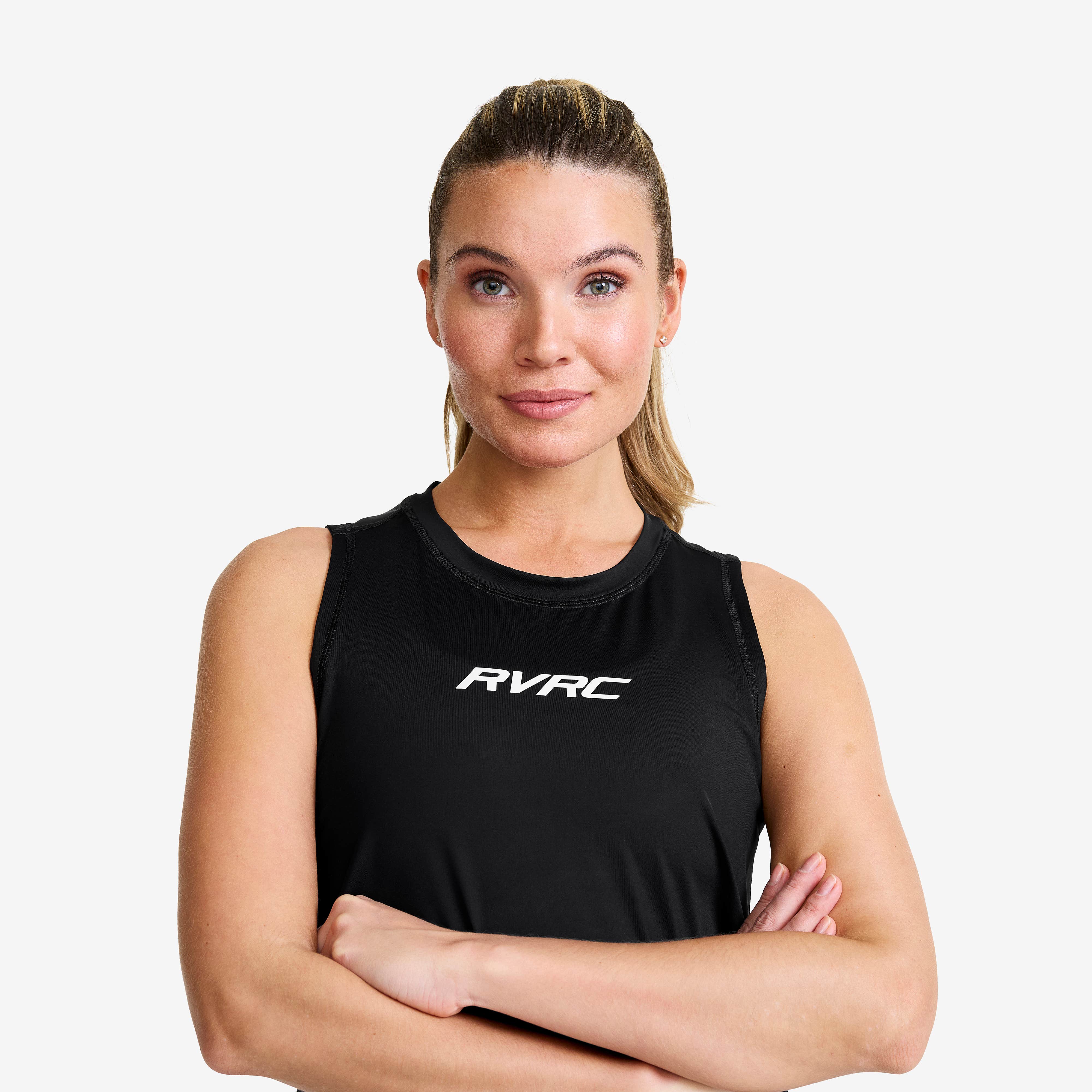Power Active Tank Top Dame Black