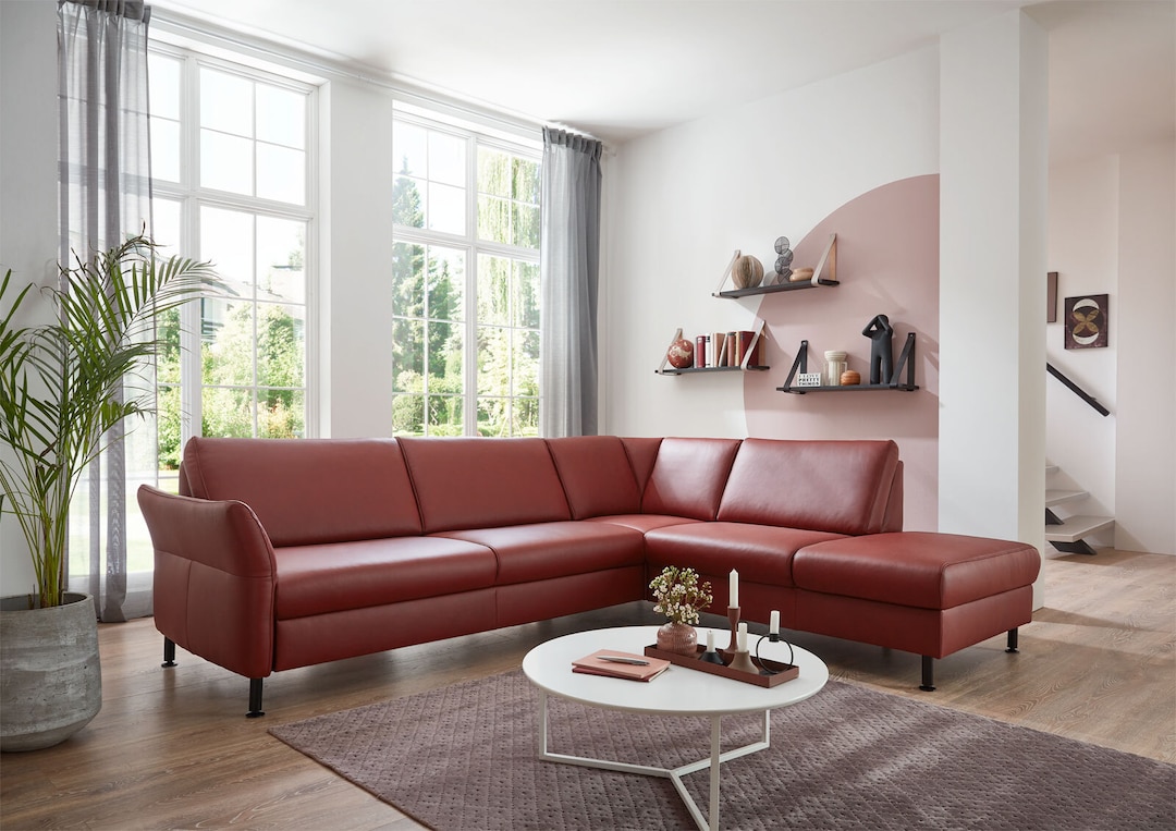 vito Ecksofa SPRING 289 x 230 cm barolorot