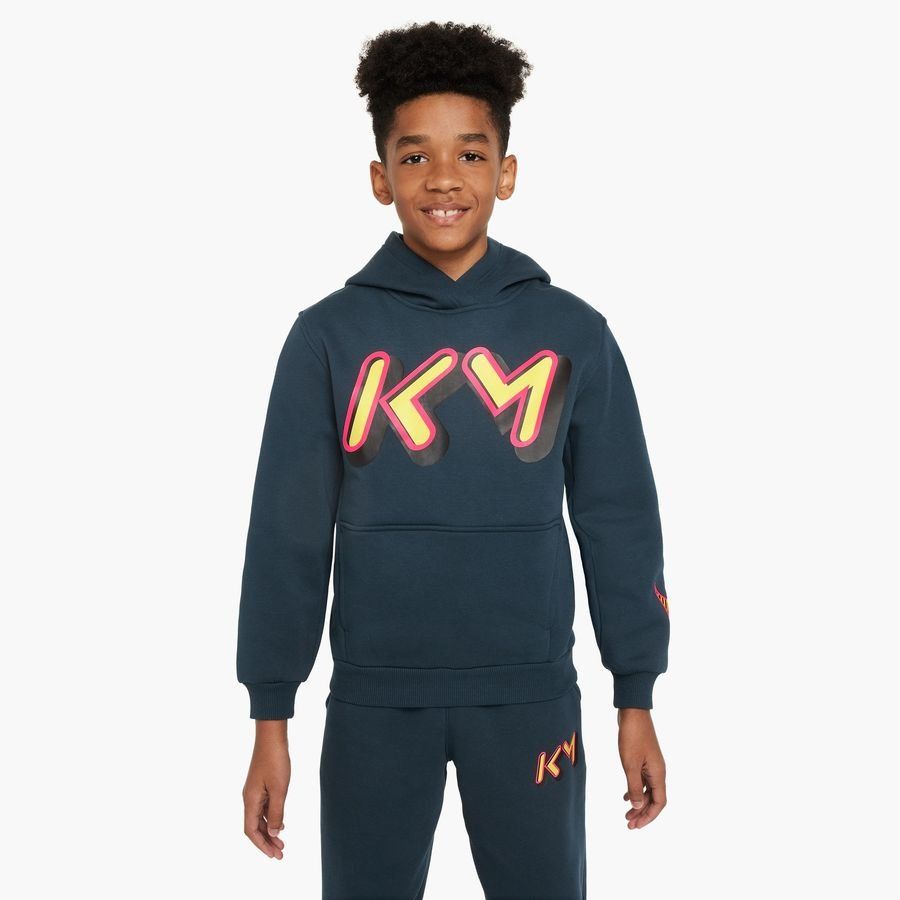 Nike Sweat à Capuche Club Fleece Mbappé Personal Edition - Bleu Enfant