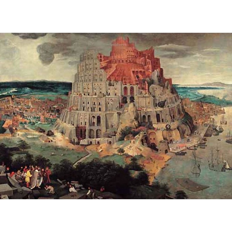 Puzzle 1000 pièces - Bruegel - The tower of babel