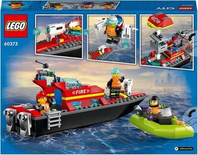 LEGO City Fire 60373 Brannvesenets redningsbåt