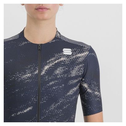 Maillot Manches Courtes Femme Sportful Cliff Supergiara Bleu/Blanc