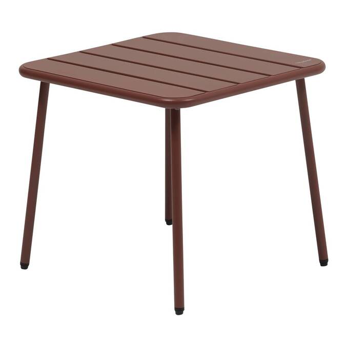 Table basse de jardin carrée PHUKET Acajou