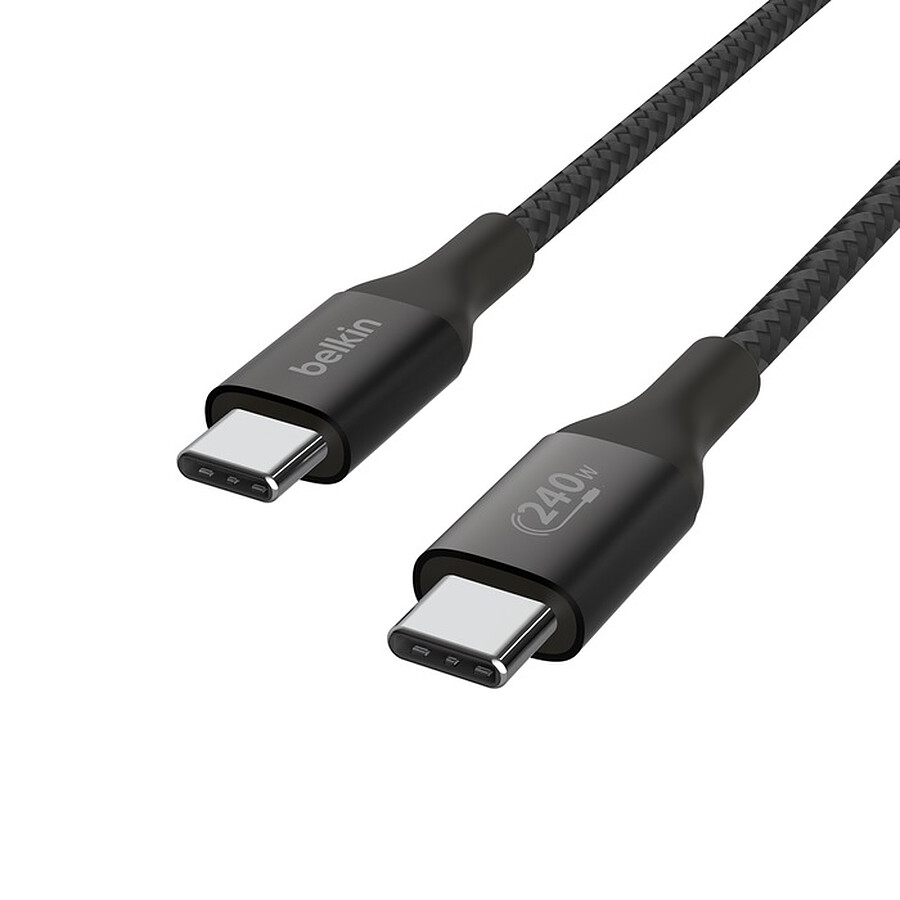 Belkin Câble USB-C vers USB-C 240W - renforcé (noir) - 2 m