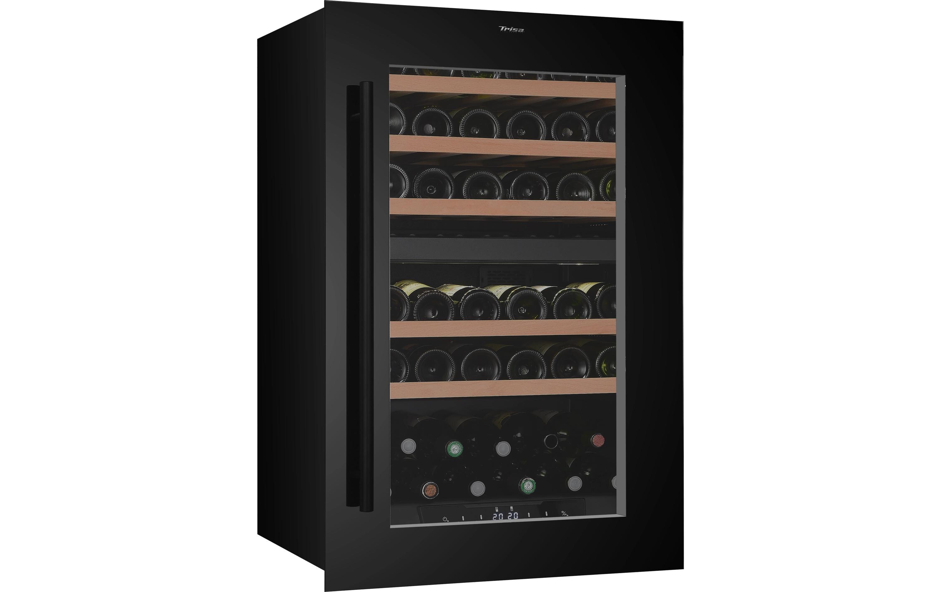 Einbauweinkühlschrank Dual Zone Schwarz, Rechts<br>Weinkühlschrank