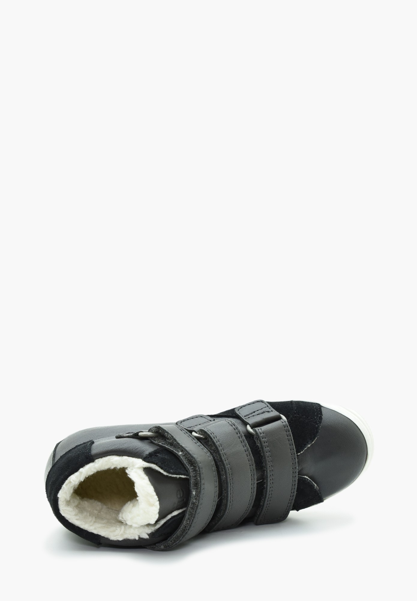 Hermance velcro TEX Wollfutter Kinder Schwarz