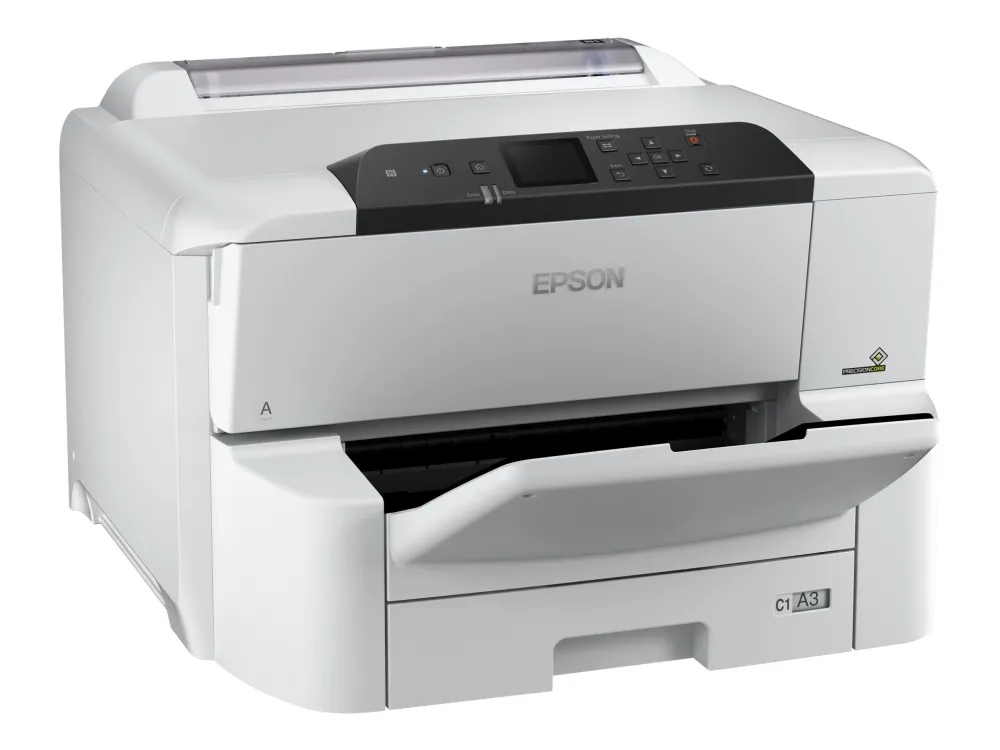 Epson WorkForce Pro WF-C8190DW - Printer - farve - Duplex - blækprinter - A3 - 4800 x 1200 dpi - op til 24 spm (mono) / op til 24 spm (farve) - kapacitet: 335 ark - Gigabit LAN, NFC, USB 3.0, USB 2.0 vært, Wi-Fi(ac)
