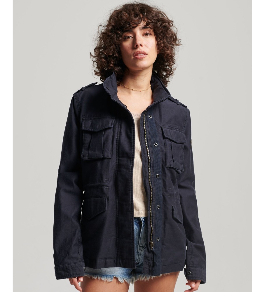 Jaqueta Superdry Vintage M65 Azul Marinho