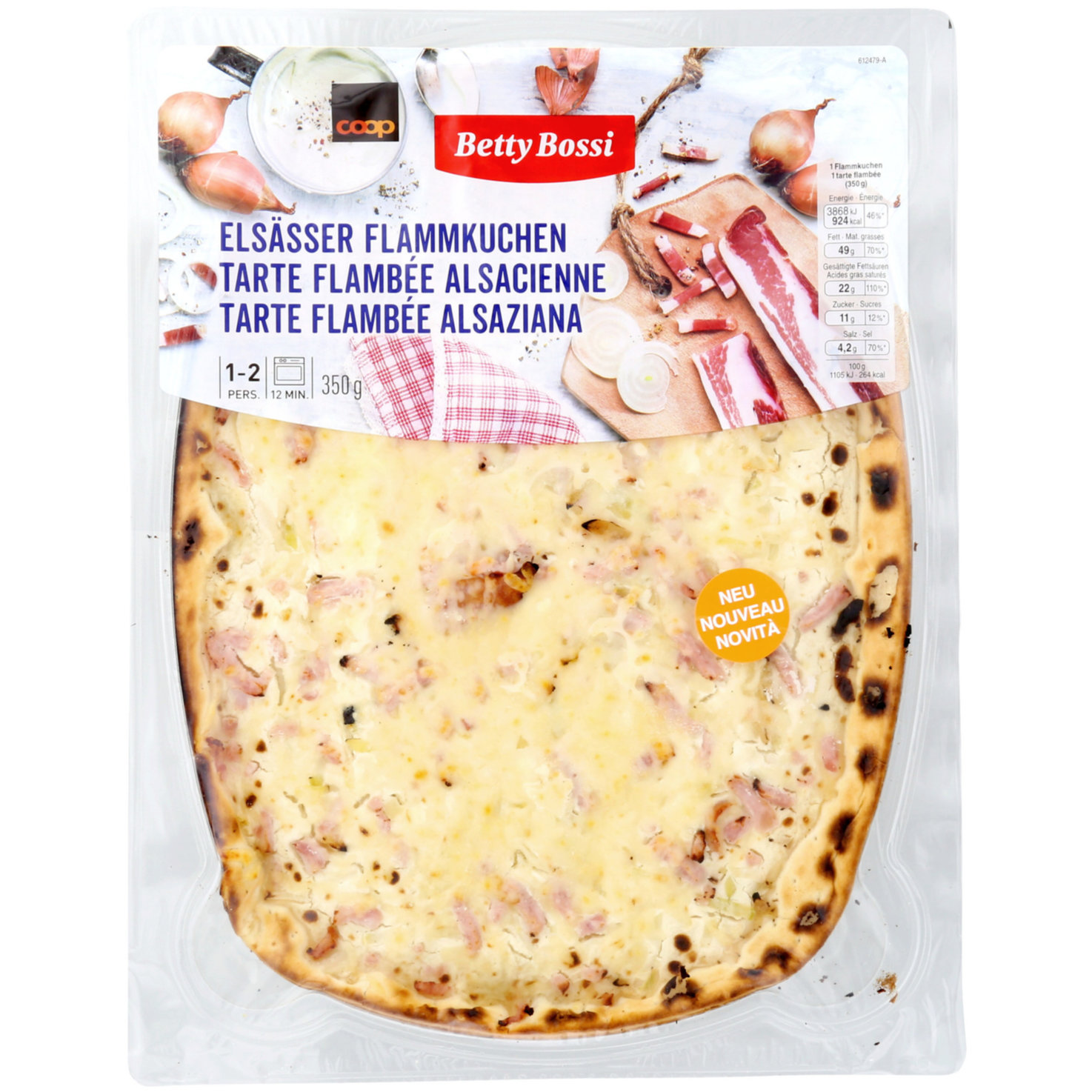 Betty Bossi Elsässer Flammkuchen