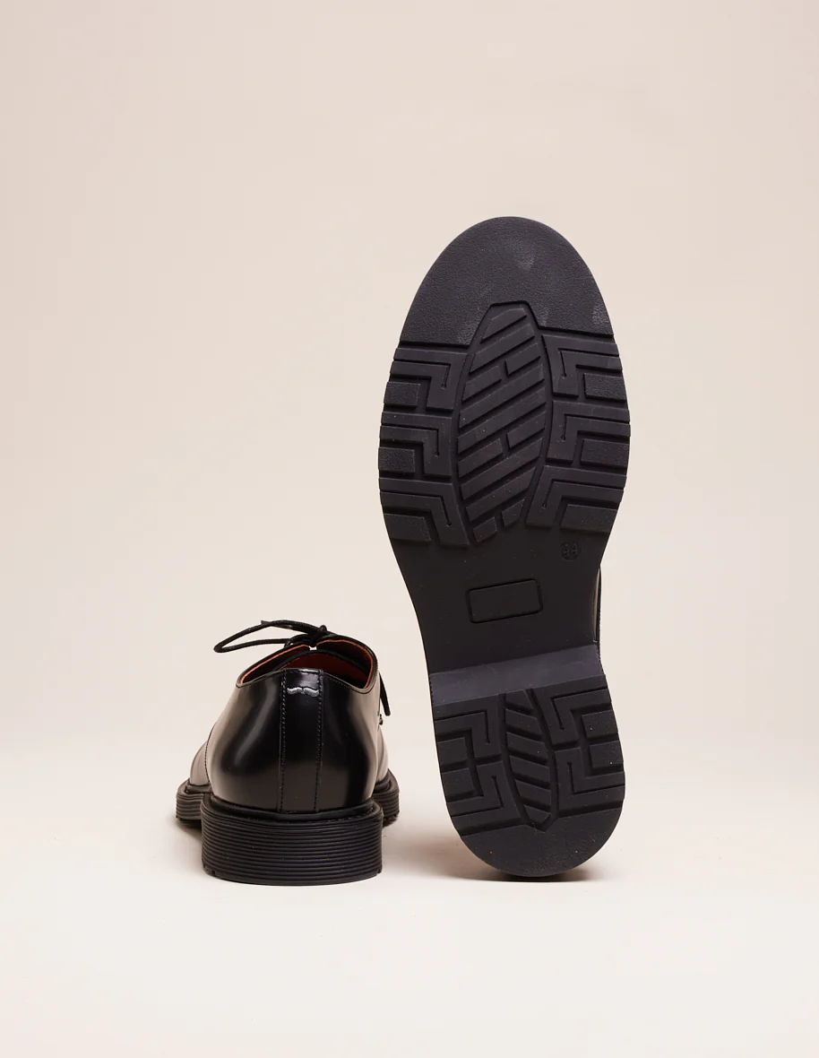 Derbies Olivier - Cuir box noir