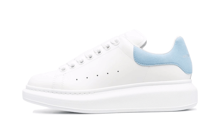 Oversized White Powder Blue