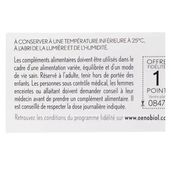 Oenobiol Flat Stomach - Embalagem com 2 x 60 cápsulas