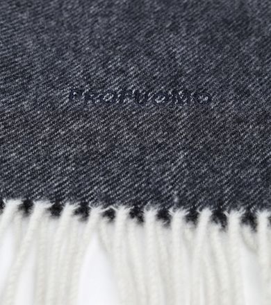 Profuomo Sjaal Lamswol Navy Blauw PPUS30001C-P kopen