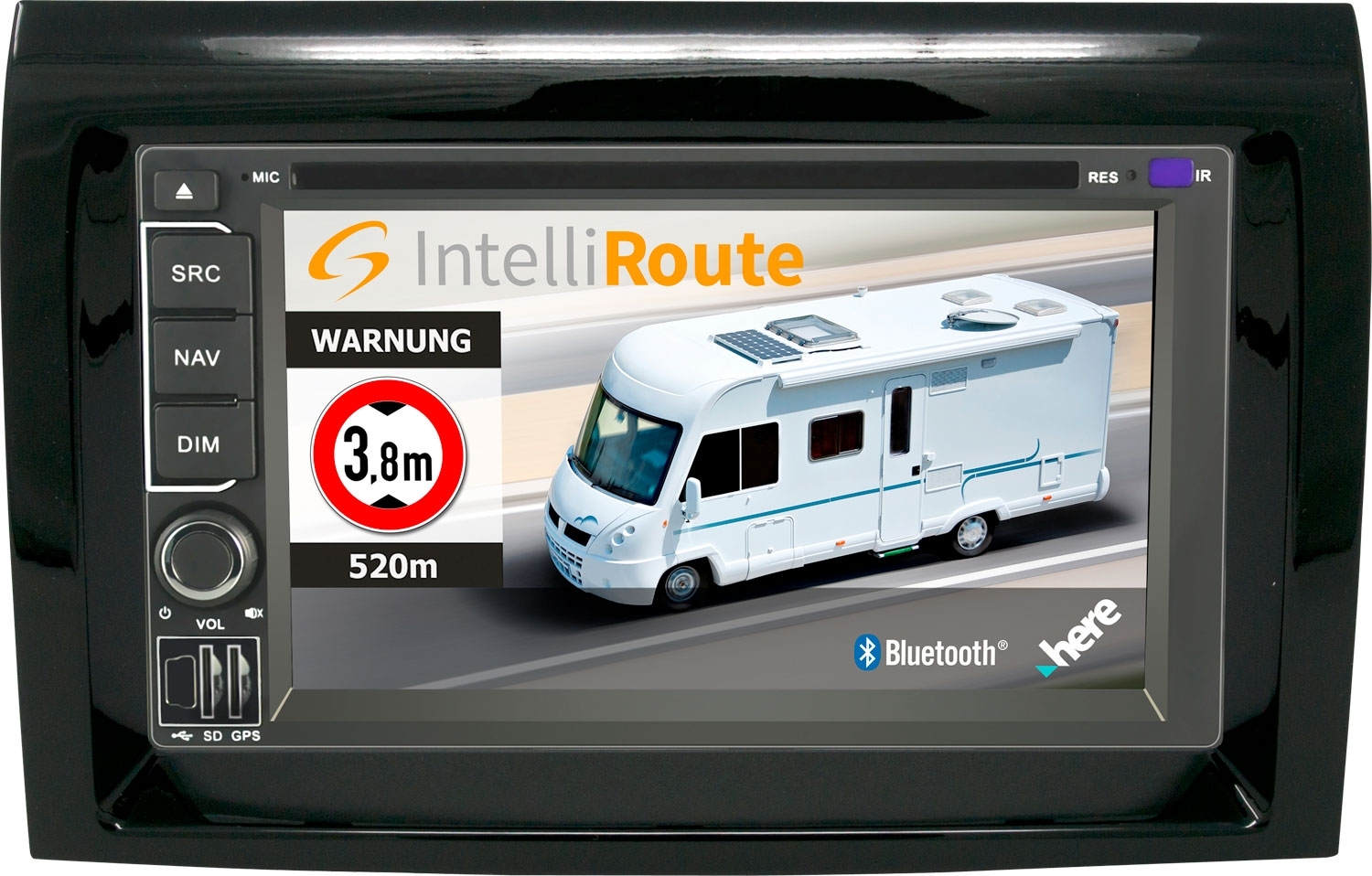 IntelliRoute Caravan CA9100 Doppel-DIN DAB  Camping-Navigationssystem