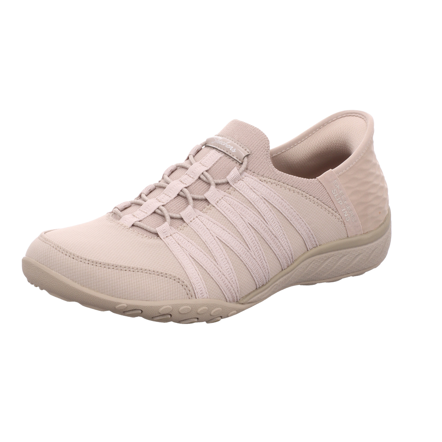 Skechers Damen-Slipper Beige-Grau