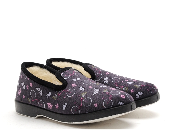 La maison de l espadrille chaussons femme 7631 5 noir