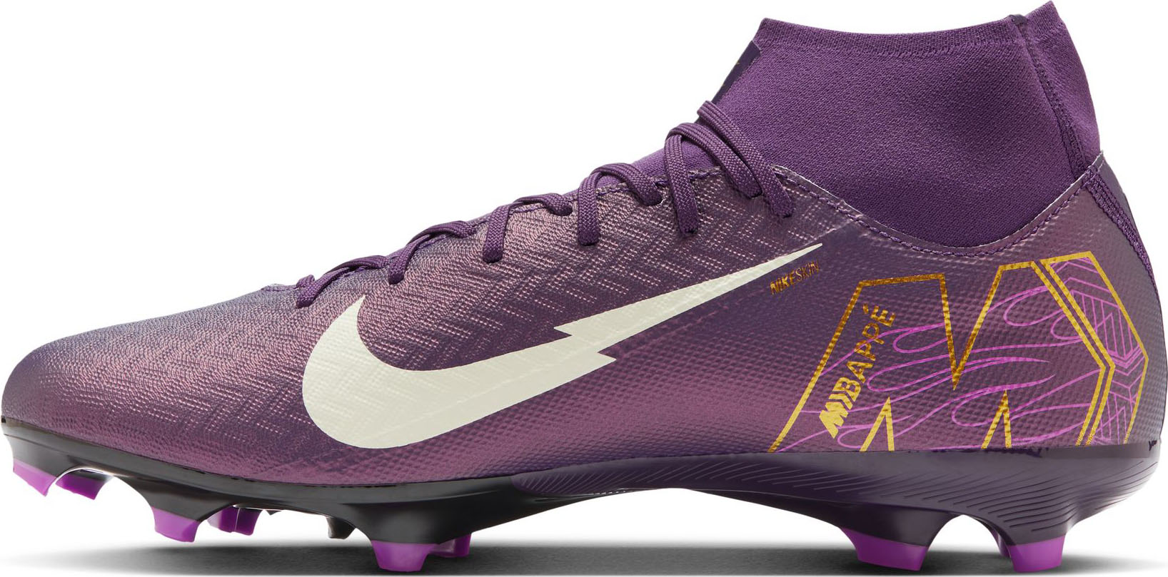 Mercurial Superfly 10 Academy Kylian Mbappé FG/MG 500/Grand Purple/Pale Ivory