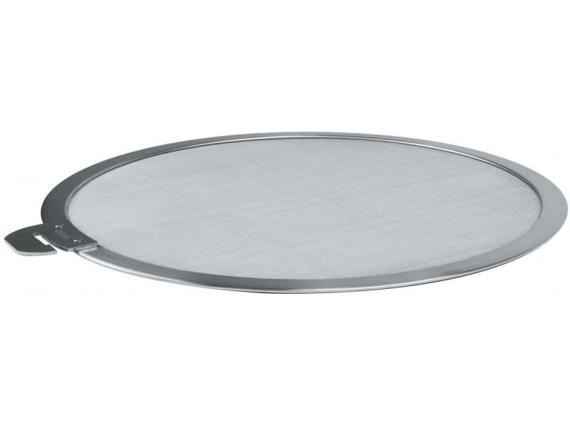 Cristel Spritzschutzdeckel Strate 33 cm, Edelstahl Spritzschutzabdeckung