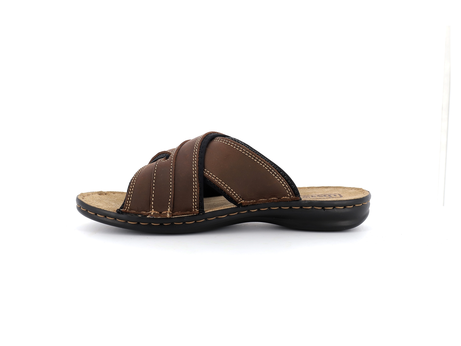 Tbs-BENAIX Cuir gras Marron Foncé