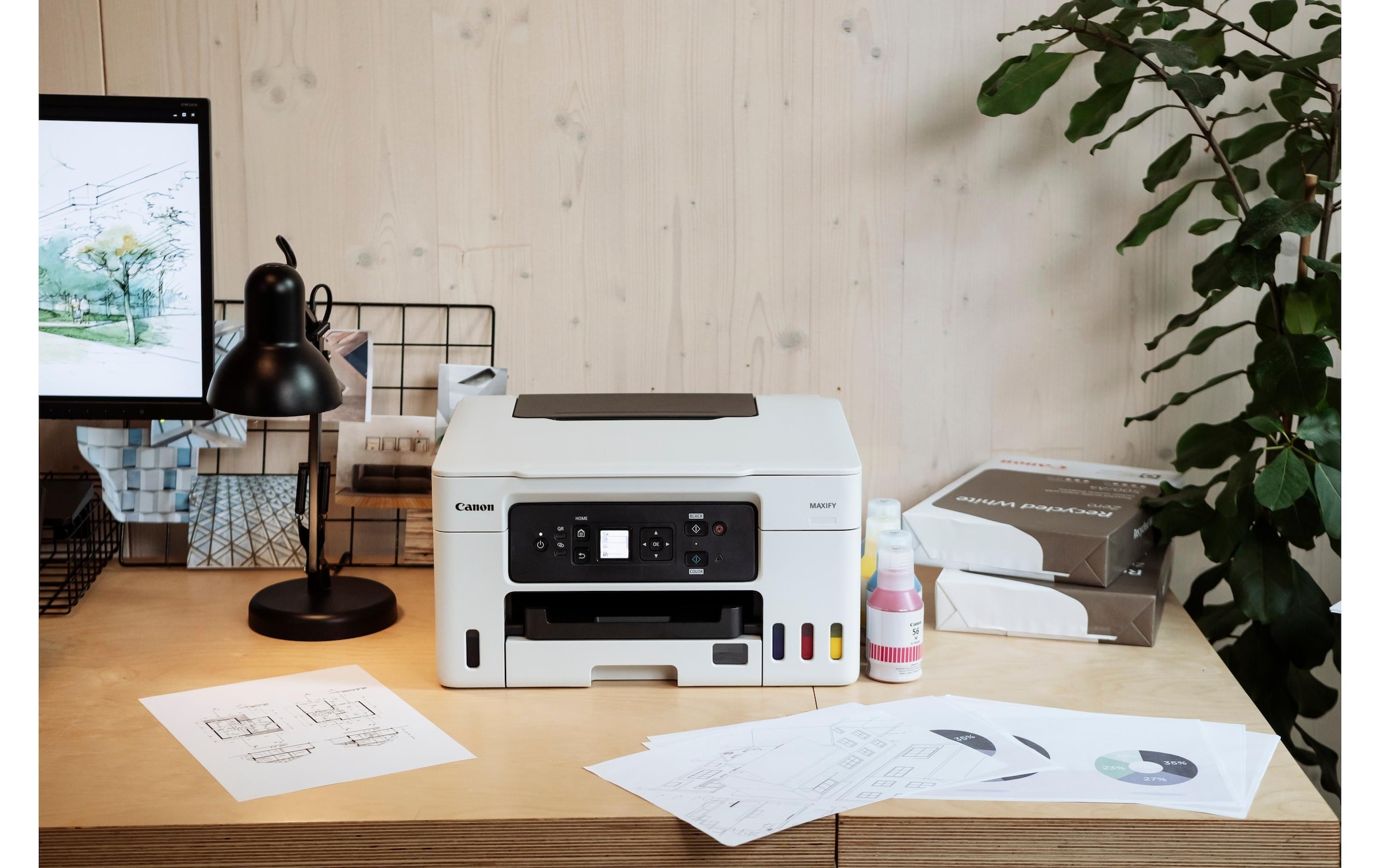 Canon Multifunktionsdrucker »MAXIFY GX3050, USB/WLAN, 3-in-1«