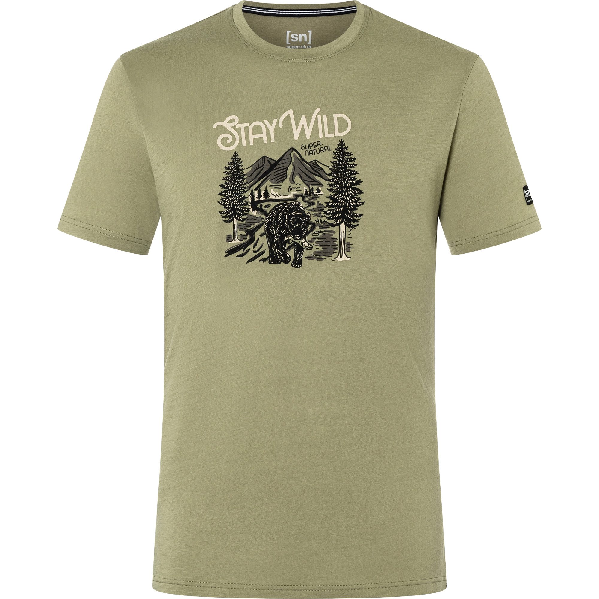 super.natural Better A Fish Than Me T-Shirt Herren aloe