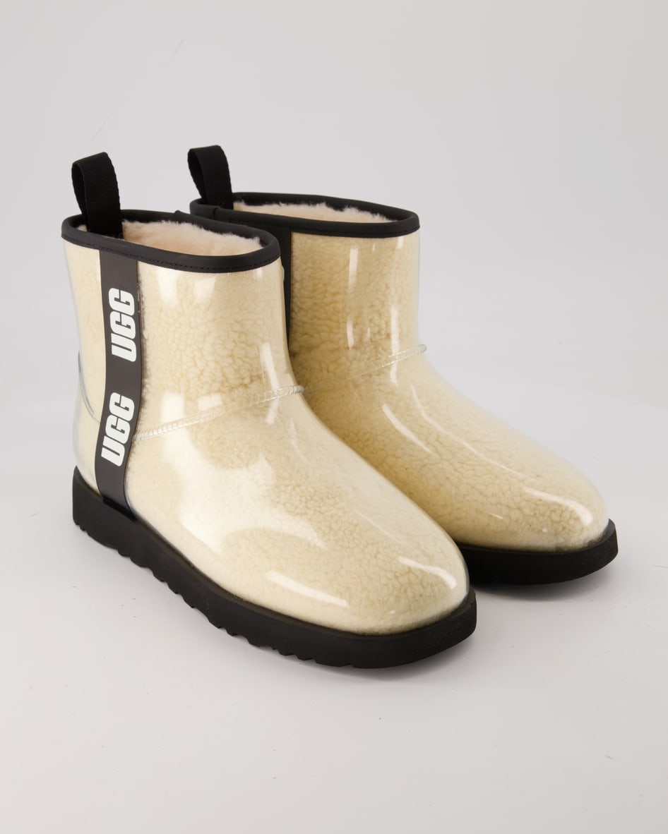 UGG Classic Clear Mini Gummistiefel in Beige