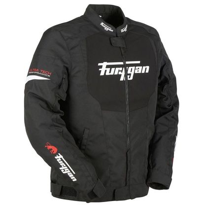 Blouson Furygan NORMAN - Noir / Blanc