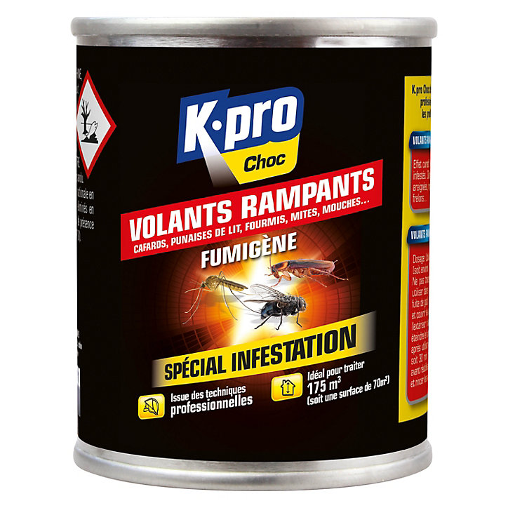 Fumigène tous insectes Kapo pour 175m3 ou 70m2