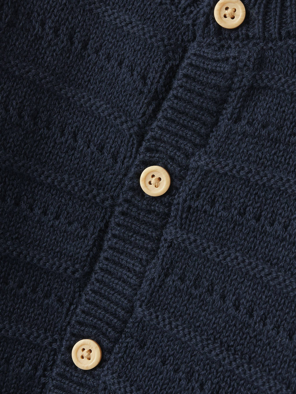 NAME IT BABY cardigan donkerblauw gebreid