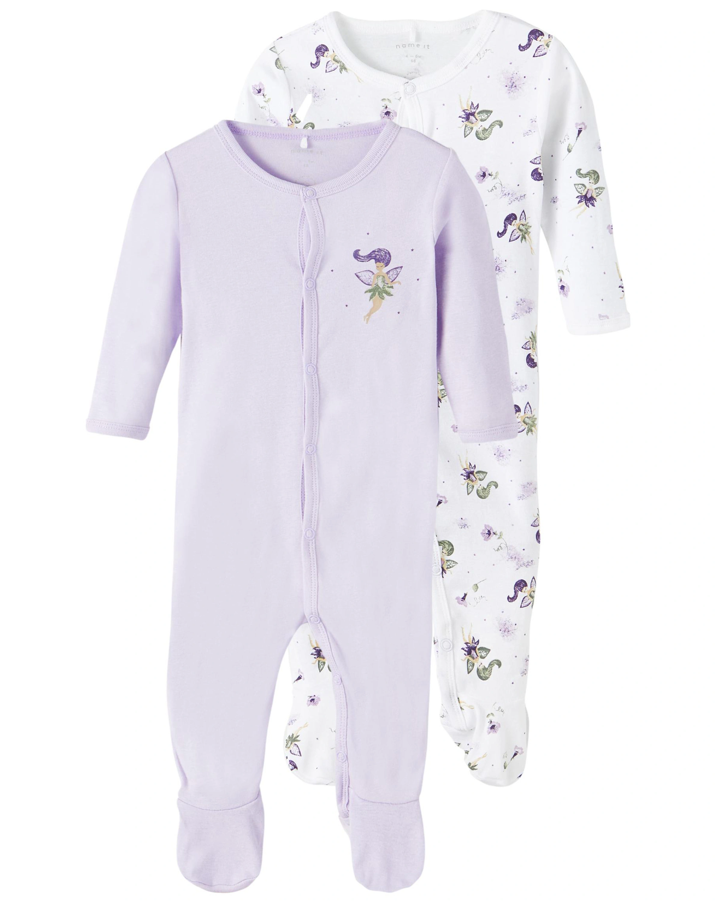 Schlafstrampler NBFNIGHTSUIT 2er-Pack in orchid petal