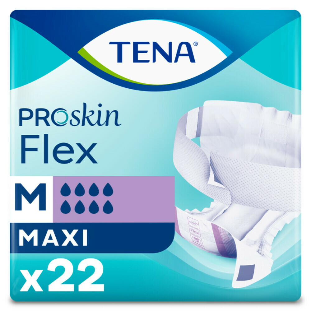 3x TENA Proskin Flex Maxi M22 stuks