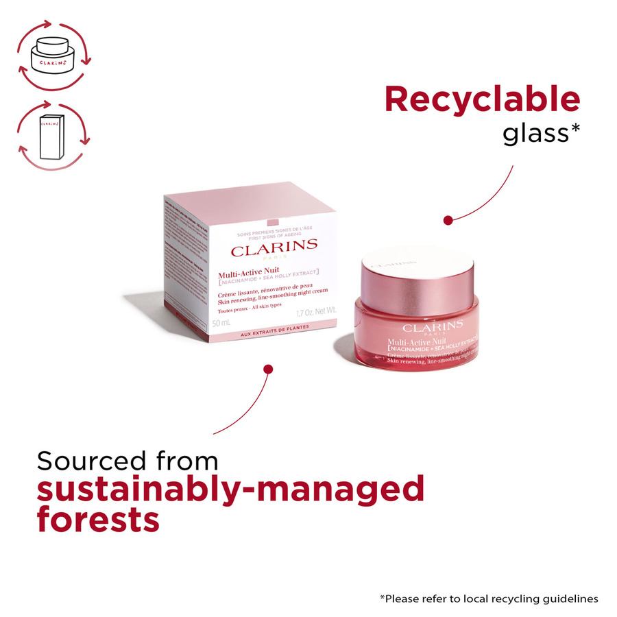 Clarins Multi Active Night Cream All Skin Types 50ml