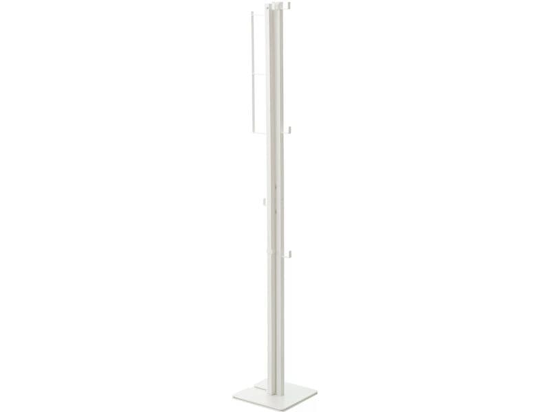 Yamazaki Garderobenständer Tower 160 x 175 cm, Weiss Zusammenklappbarer Wäsche- & Kleiderständer