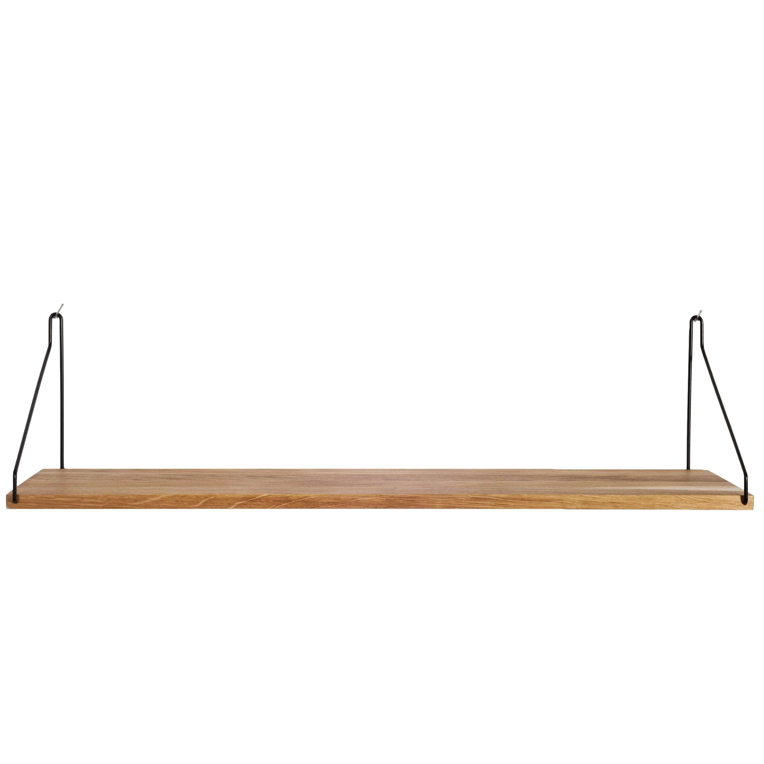 Frama Shelf wandplank 80x20 naturel|zwart