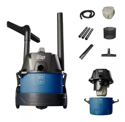 Aspirador Tambor Wap GTW Bagless 6L azul y preto 127V 60Hz