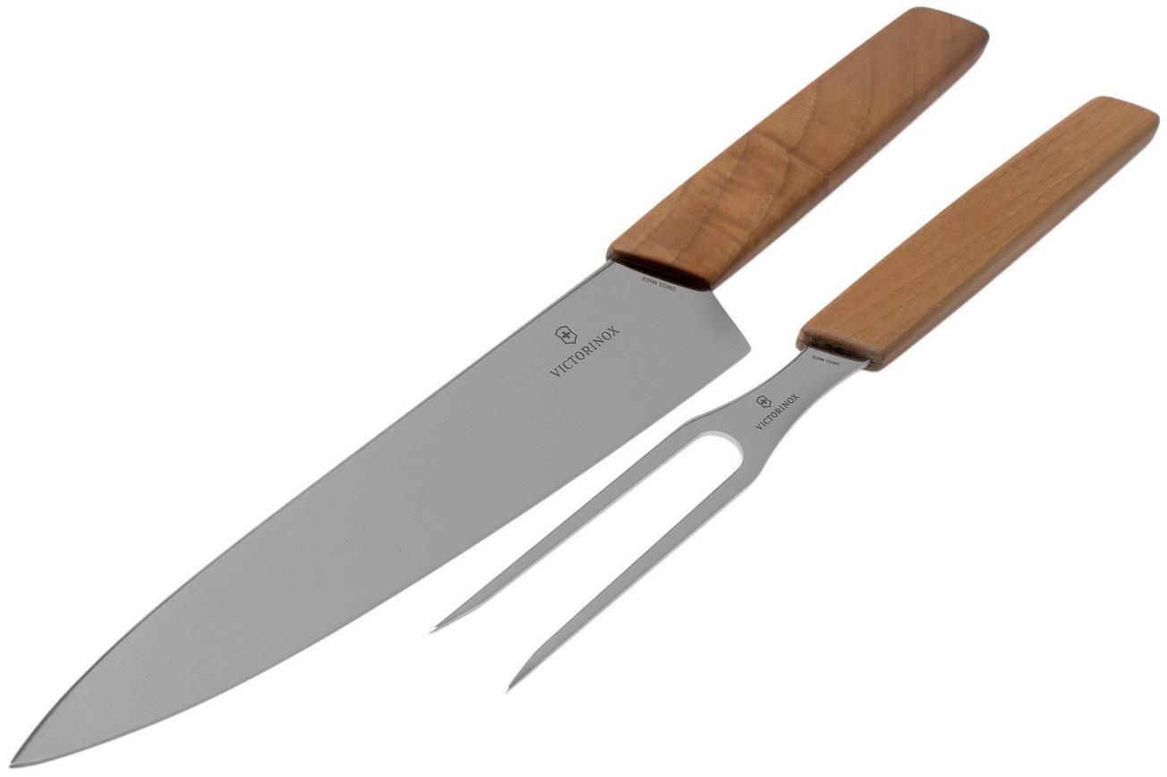 Victorinox Swiss Modern 6.9091.2 trancheerset, walnoothout