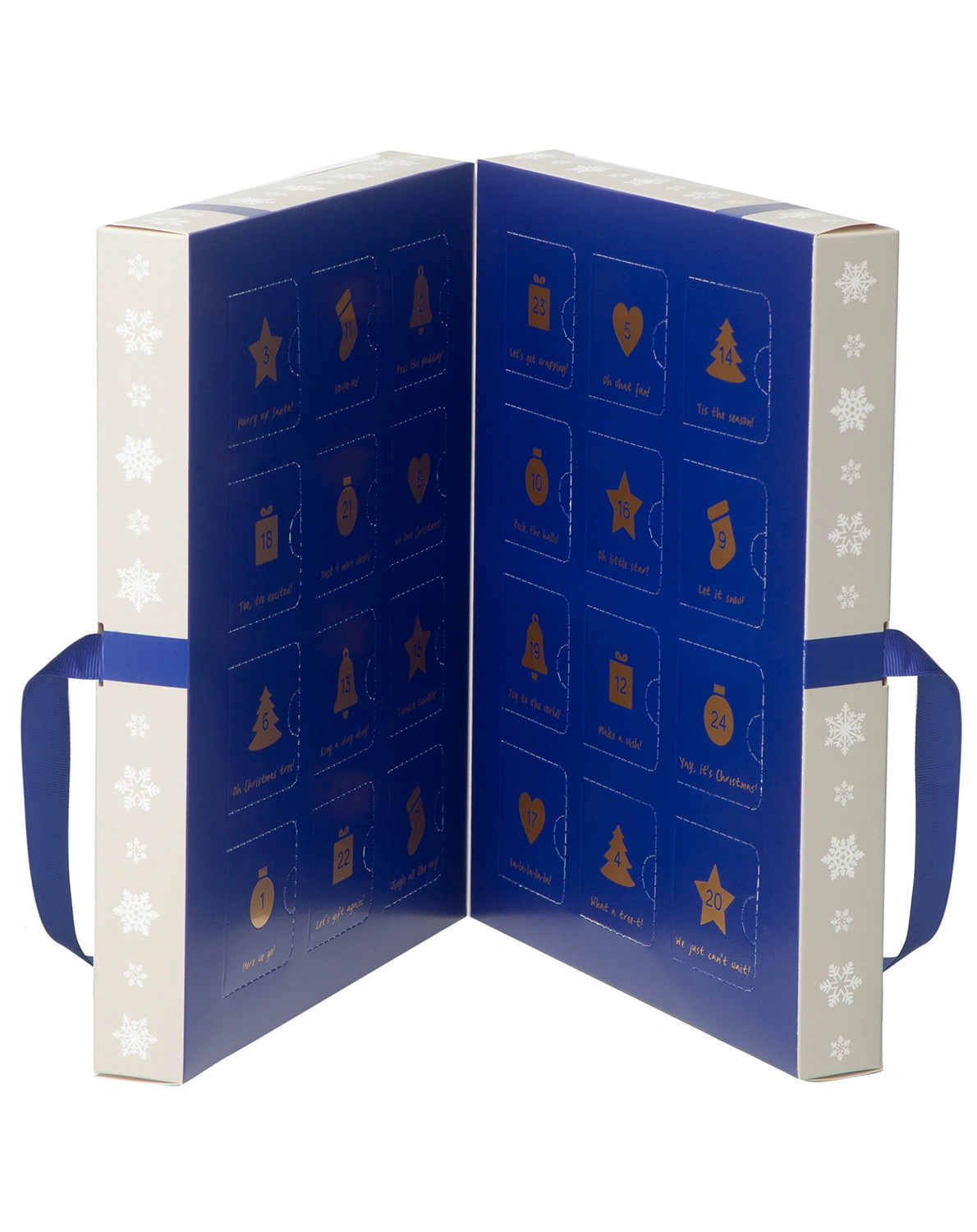Adventskalender MAGIC mit Haarschmuck in grau