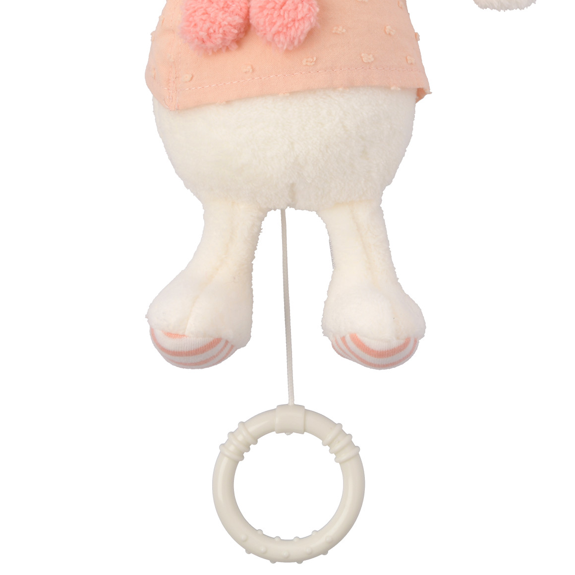 Topomini Baby Spieluhr im Hasen-Design weiss