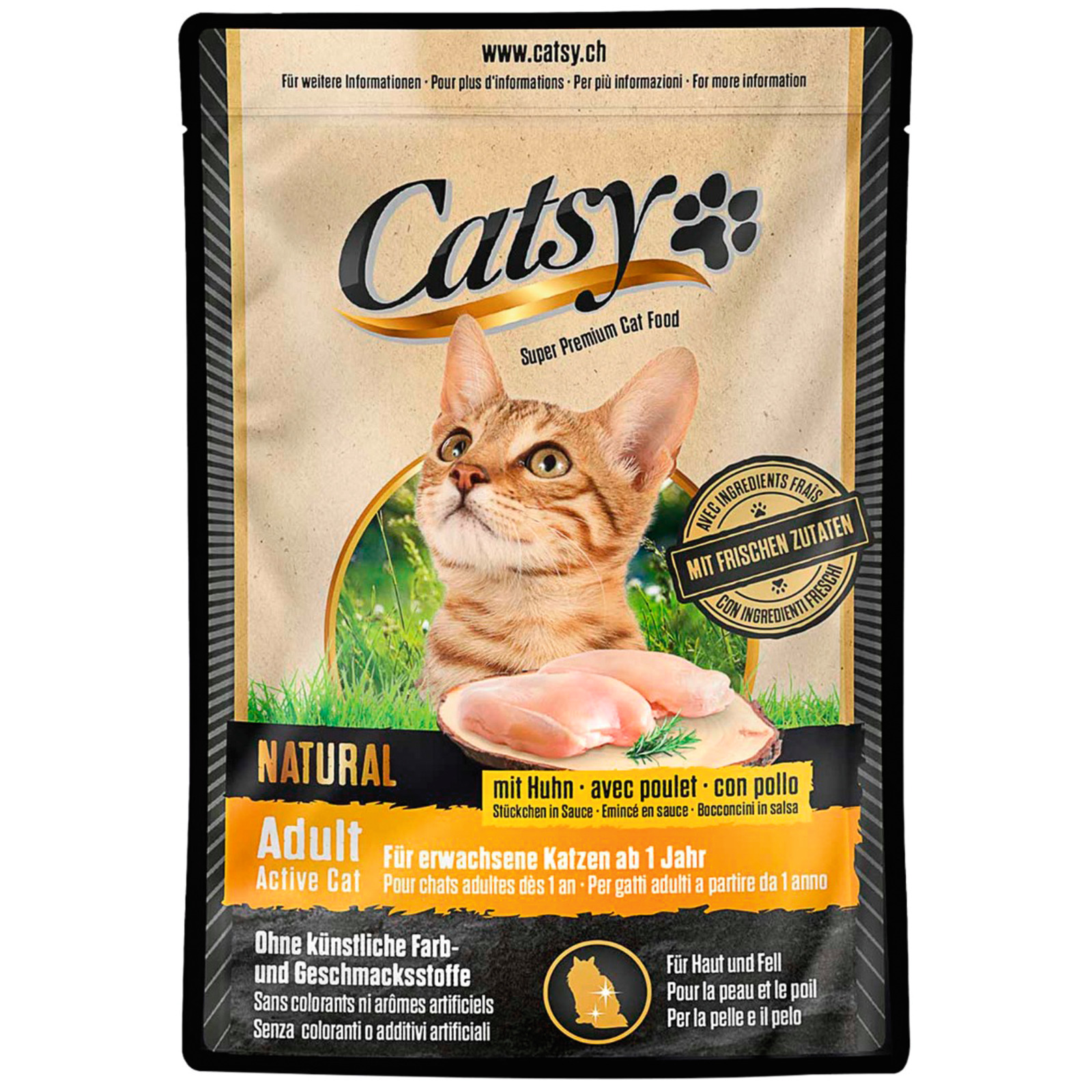 Catsy Ad. Activate Cat Po. Chicken 12x85