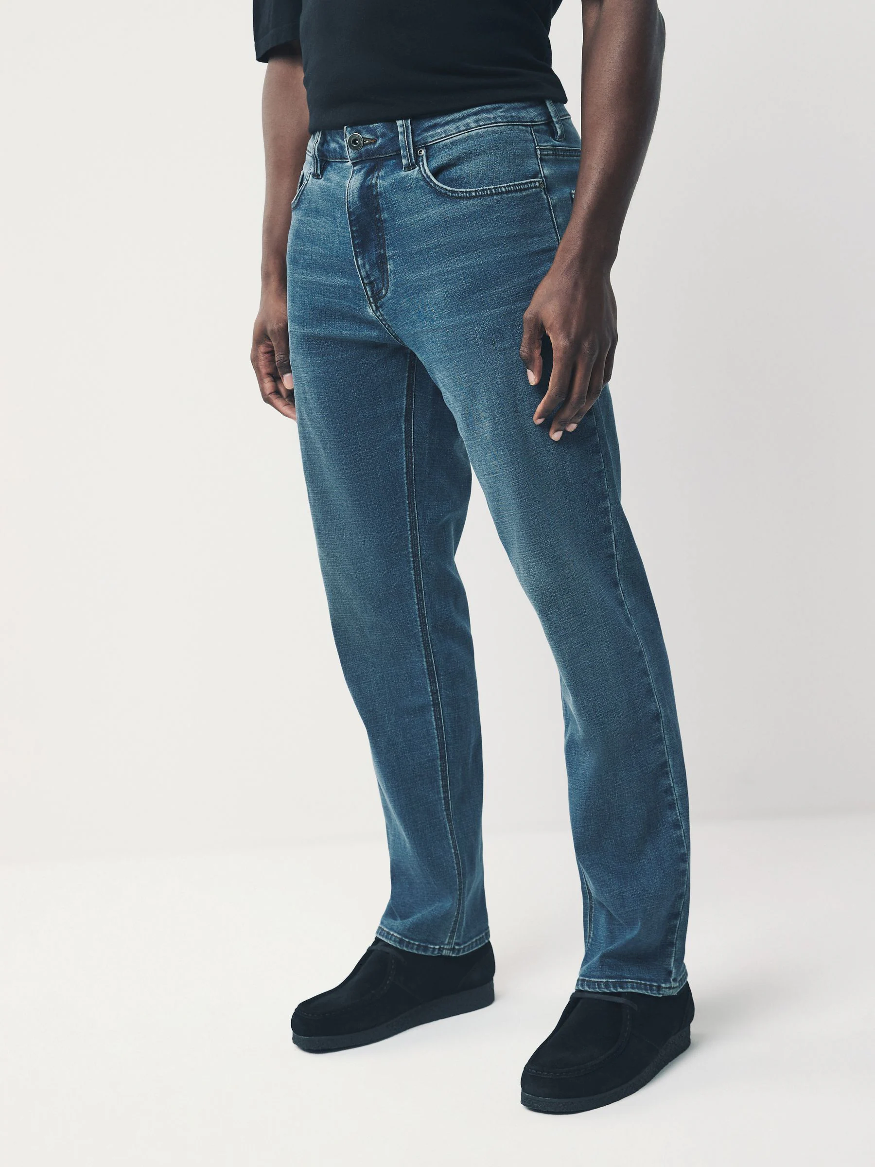 Lichtblauw - Straight fit - Motionflex jeans