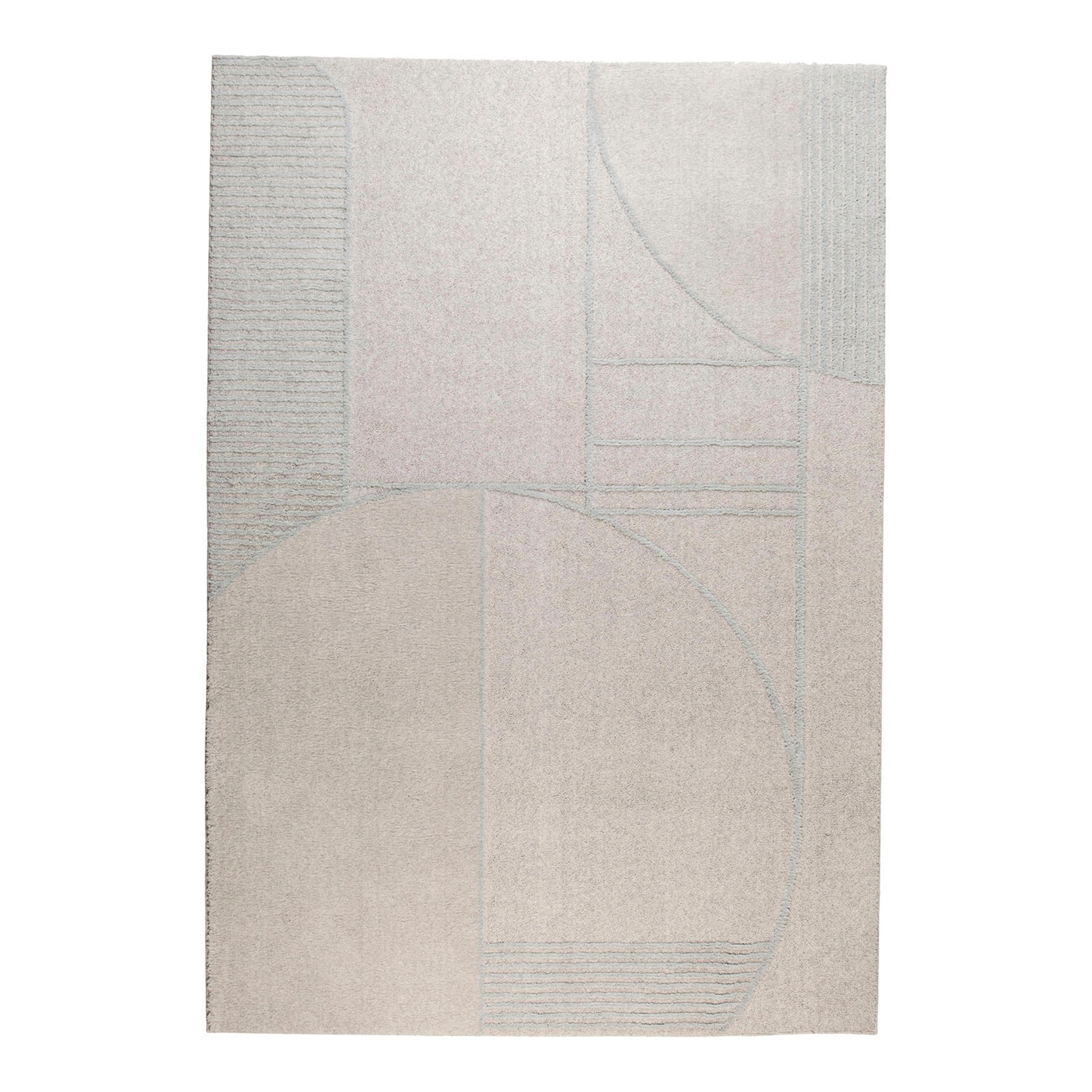graublau, L 230 x B 160 cm