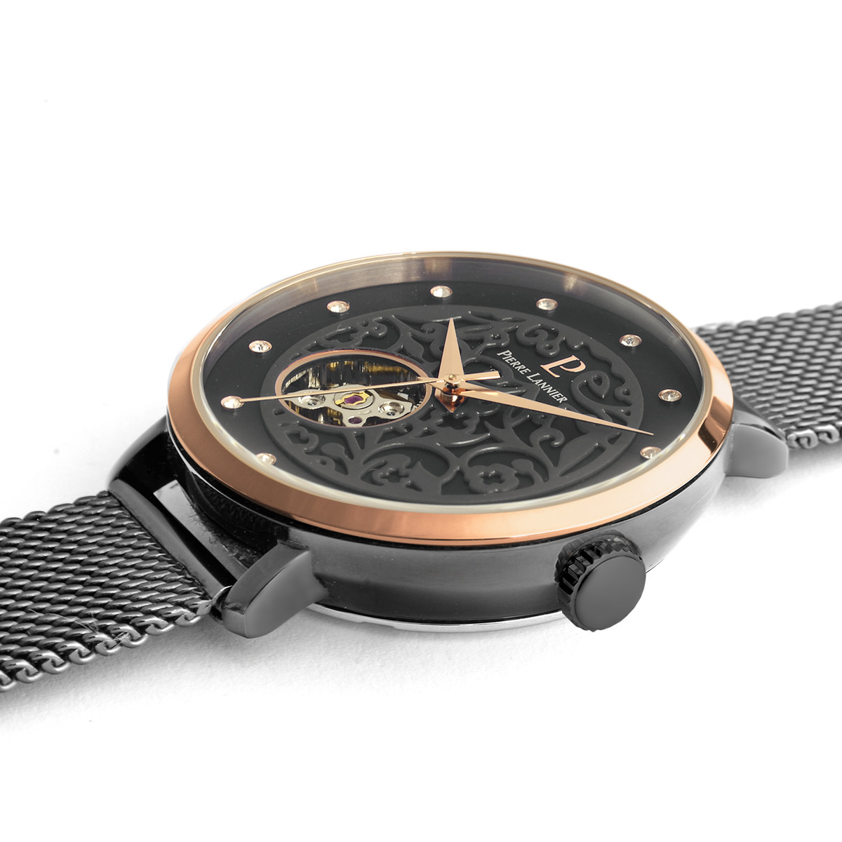 Montre Pierre Lannier femme automatique acier