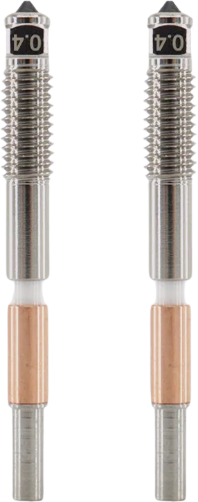 QIDI Tech  Bimetal Düse für Q2 2er-Set, 0,4 mm (2 Stk)    Langlebige Düse für Qidi Tech Q2