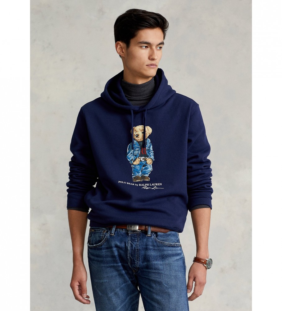 Moletom Ralph Lauren Polo Bear Fleece Azul Marinho