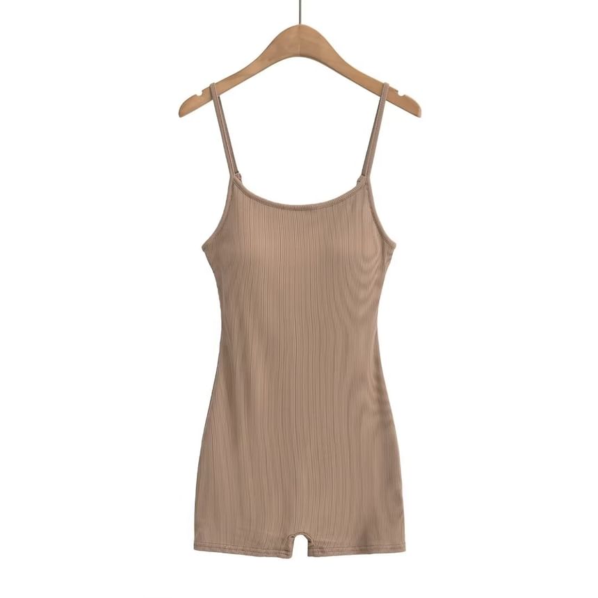 Hollahop - Spaghettibandjes Scoop Neck Effen Romper